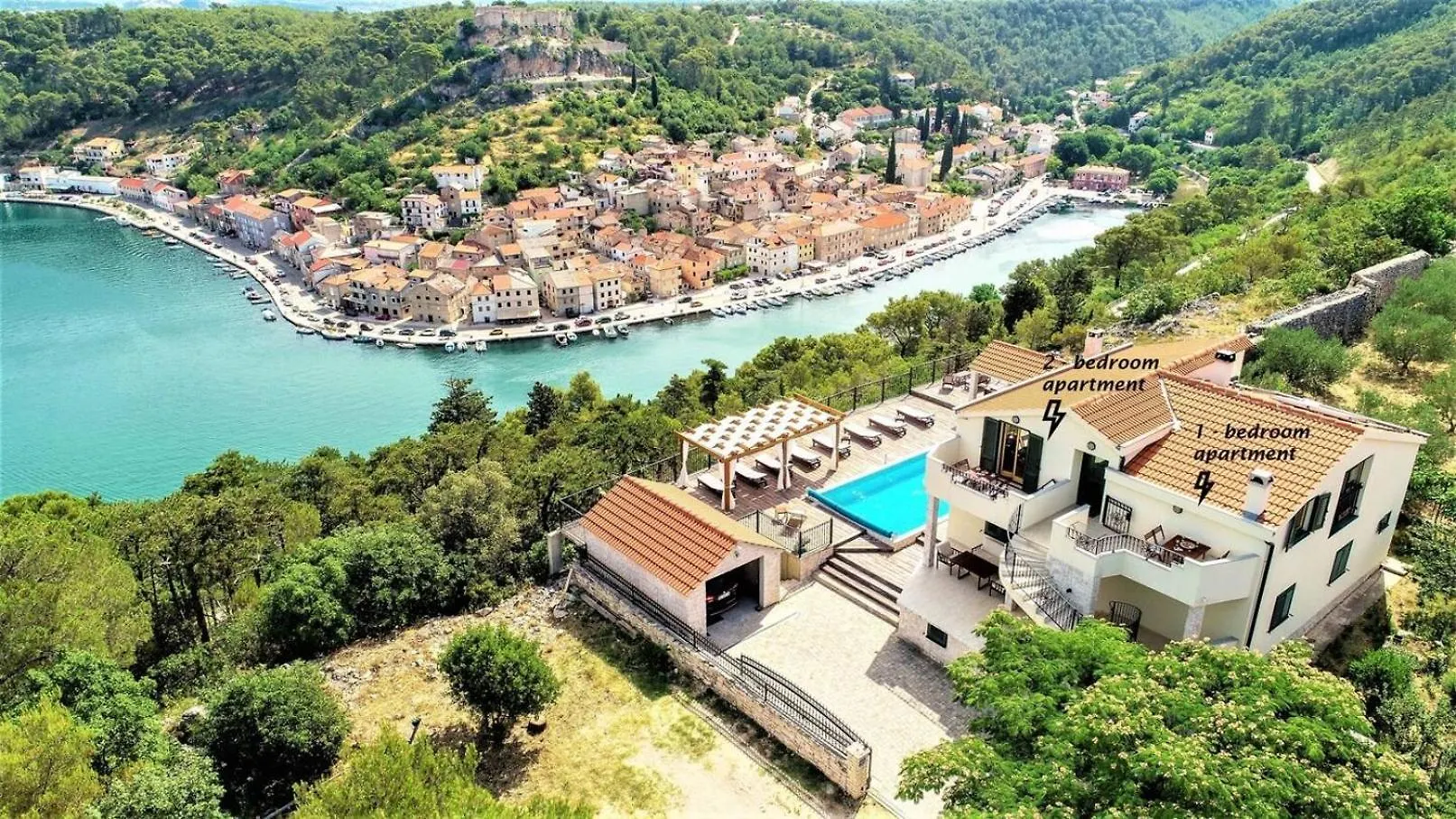 Apartment Dreamview & Heated Pool At Lucija 1